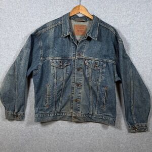 Vintage Levis Type 3 III 70507-4890 Denim Trucker Jacket Made in USA Large